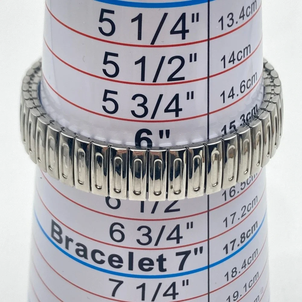 Accutime Hidden Dial Women's Watch Monkey Silver Tone Stretch Band New Battery